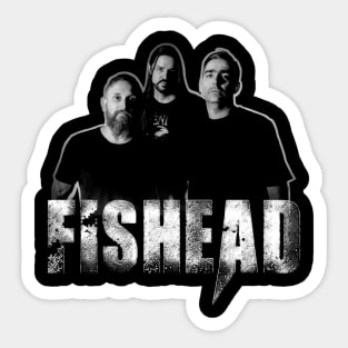 FISHEAD OFFICIAL - (FRONT ONLY) Band Members Layout T-Shirt Sticker